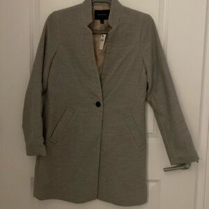 NEW Banana Republic Factory grey coat. Size Small